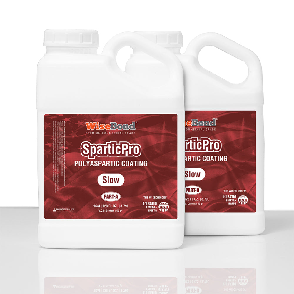 SparticPro Polyaspartic Clear High-Gloss Top Coat 2-Gal