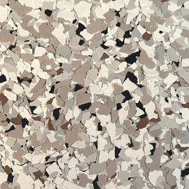 California Gray Garage Epoxy Flake Floor Complete Kit