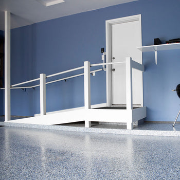 "Comet" 1/4" Garage Flake Floor Epoxy Resin Complete Kit