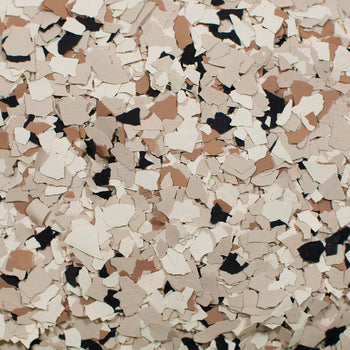 "Shoreline" 1/4 in. Epoxy Floor Flakes