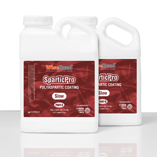 SparticPro Polyaspartic Clear High-Gloss Top Coat 2-Gal