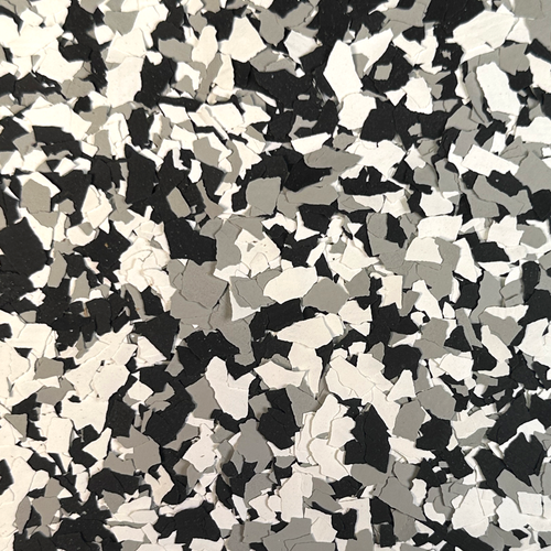 Tuxedo Garage Epoxy Flake Floor Complete Kit